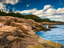 Rocky coastline of Acadia National Park