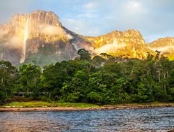 Canaima National Park Angel Falls from afar