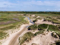 Dunes of Texel National Park landscape