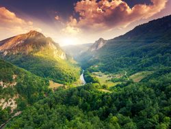 Durmitor National Park sunrising