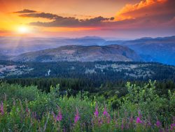 Durmitor National Park sunset