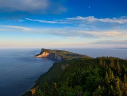 Forillon National Park wtih blue sky