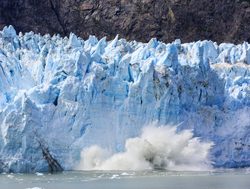 Calving glacier in Glacier Bay National Park