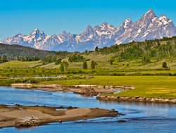 Grand Tetons National Park panoramic