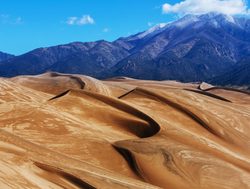Wind blown dunes of Great Sand Dunes National Park