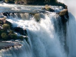 Lookout view over Iguacu Falls