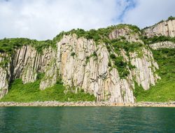 Katmai National Park rock formation