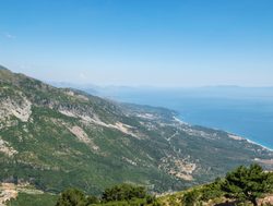 Llogara National Park shoreline