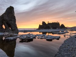 Mount Olympic National Park sunset