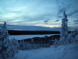 Pallas Yllastunturi National Park winter