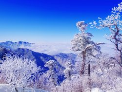 Seoraksan National Park winter landscape