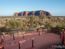 Observation deck for Uluru