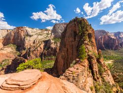 Zion National Park angels landing view