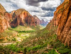 Zion National Park canyon walls